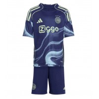 Stroje piłkarskie Ajax Koszulka Wyjazdowej dla dzieci 2025-26 Krótki Rękaw (+ szorty)